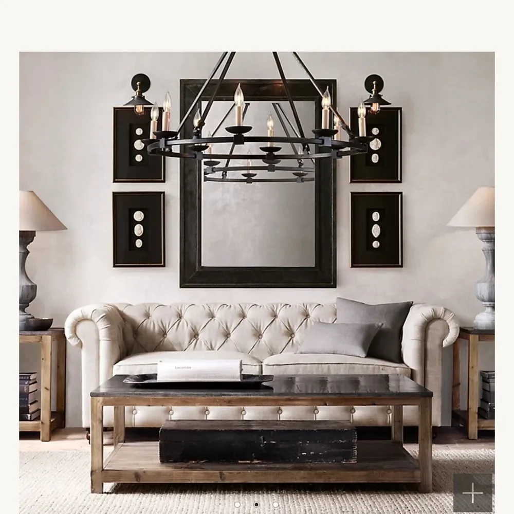RH RESTORATION HARDWARE 19TH C.‎ EUROPEAN INTAGLIOS BLACK - 1